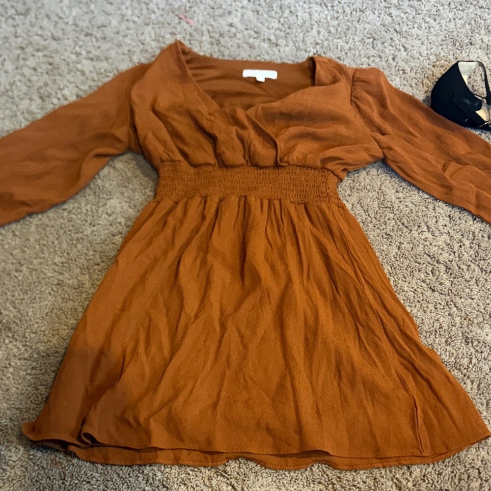 GB girls Elegant Brown Women's Dress